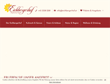 Tablet Screenshot of eichbergerhof.at